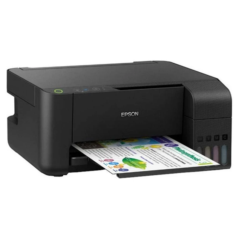 پرینتر اپسون رنگی سه کاره با چاپ جوهرافشان مدل EcoTank L3250